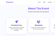 Modern Event & Webinar Landing Page, a HTML Template by StevenIMANZI (Thumbnail 7 of 8)