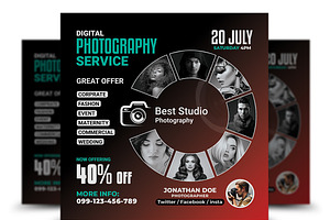 Photography Flyer, a Flyer Template by AfzaalGraphics