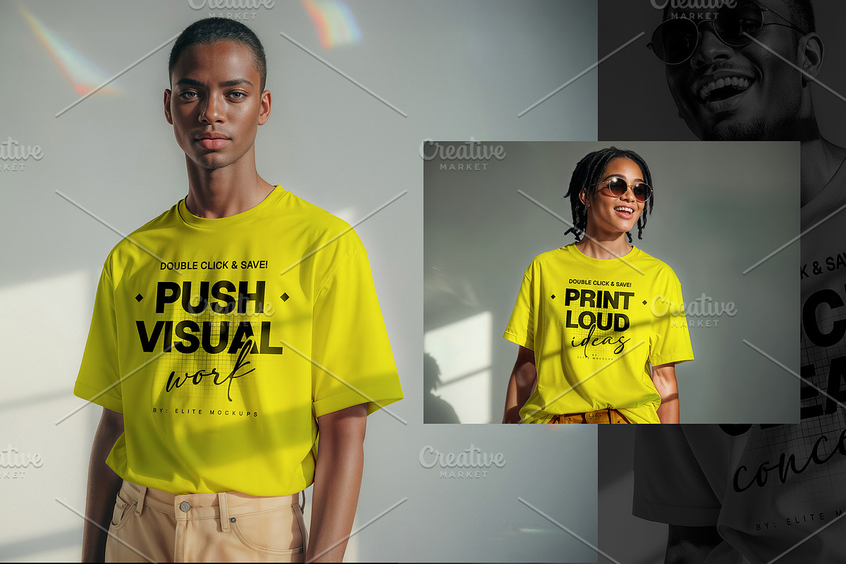 T-Shirt Mockup Set – 10 Editable PSD, a Shirt Mockup by Elite Mockups (Photo 3 of 4)