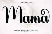 Mama, a Handwritten Font by InermediaSTUDIO (Thumbnail 1 of 7)