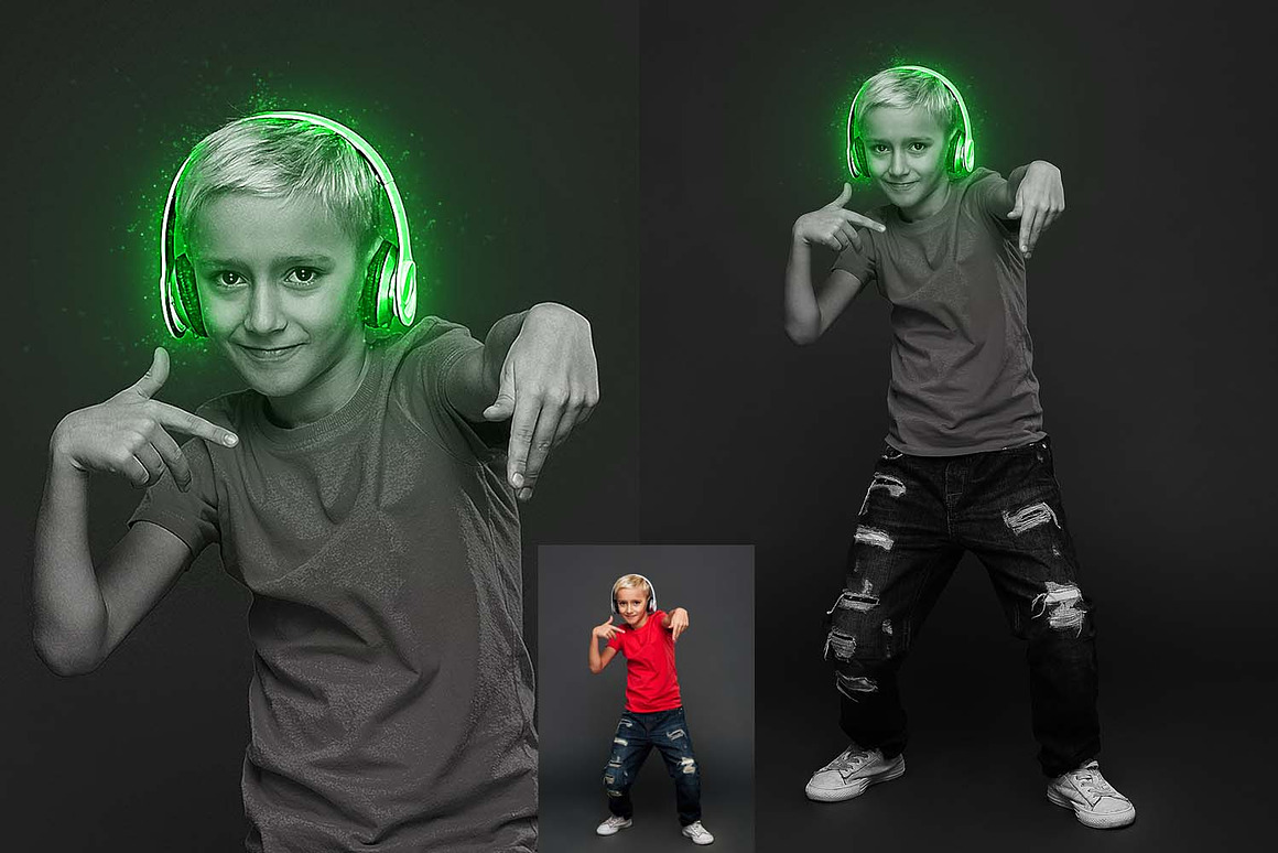 Sport Light Glow Photoshop Action, an Action Add-On by MRI STUDIO (Photo 4 of 15)