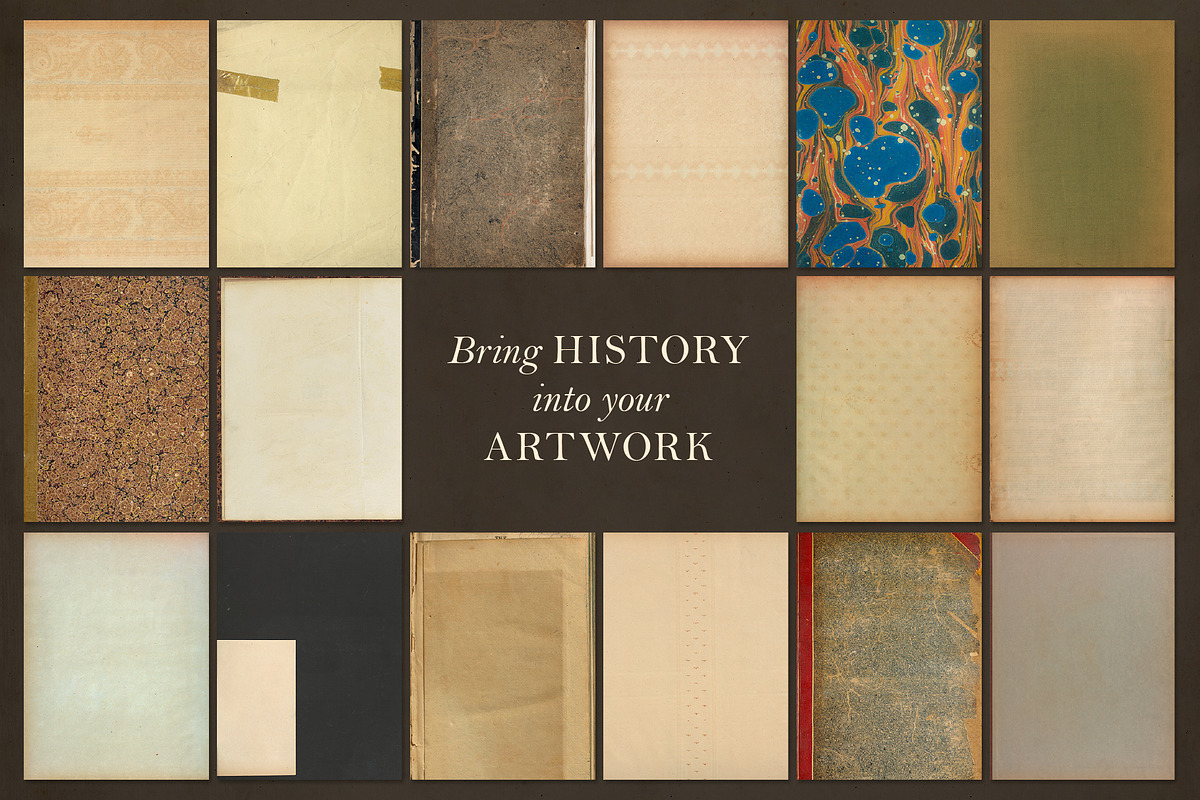 100 Vintage Distressed Backgrounds, a Background Graphic by The Object Atlas (Photo 4 of 9)