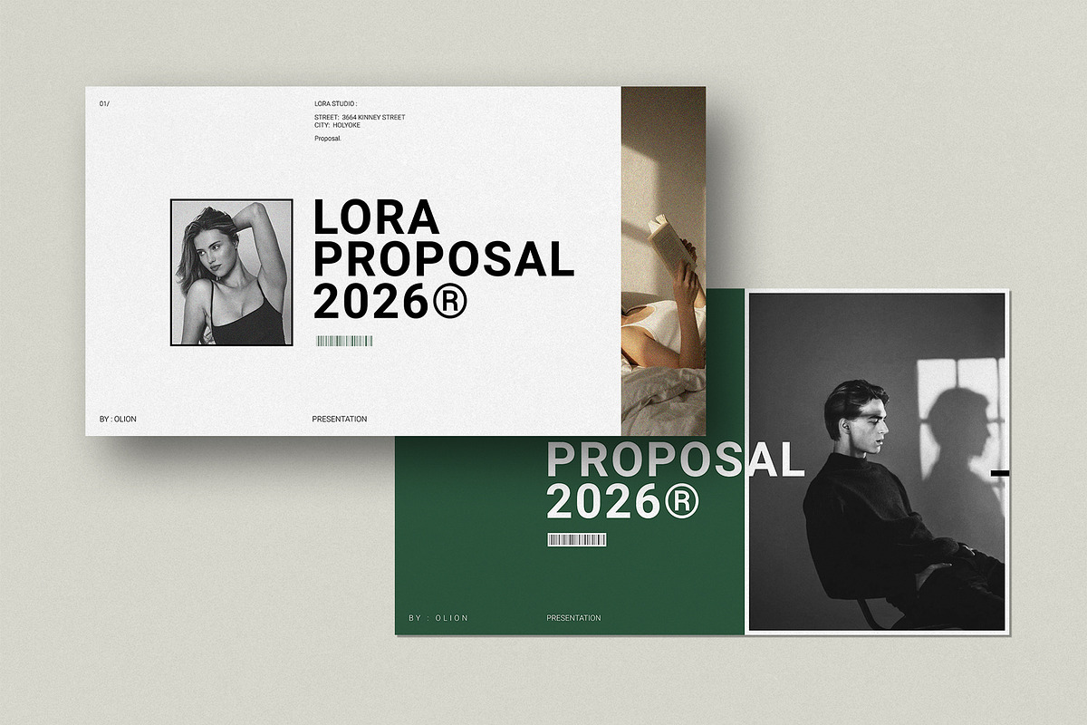 Minimal Proposal Presentation, a Presentation Template by Olion Lora (Photo 4 of 12)