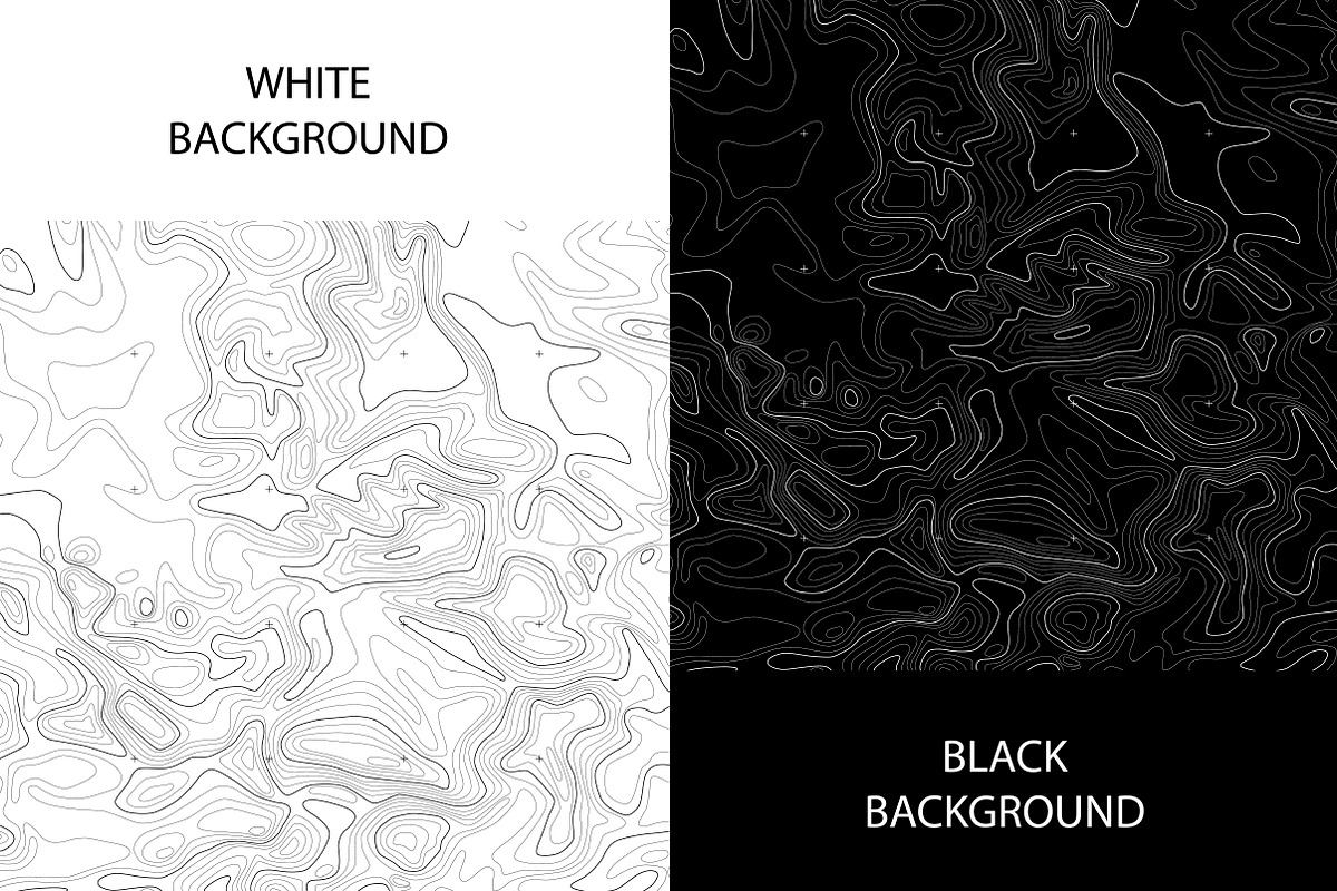 Topographic map, a Texture Graphic by Lina_Lisichka (Photo 4 of 6)