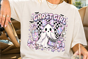 Coquette Ghost Girl PNG, a Seasonal Illustration by Creative Art (Thumbnail 2 of 3)