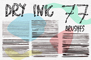 Dry Ink Brushes, a Brush Add-On by Guerillacraft (Thumbnail 5 of 5)
