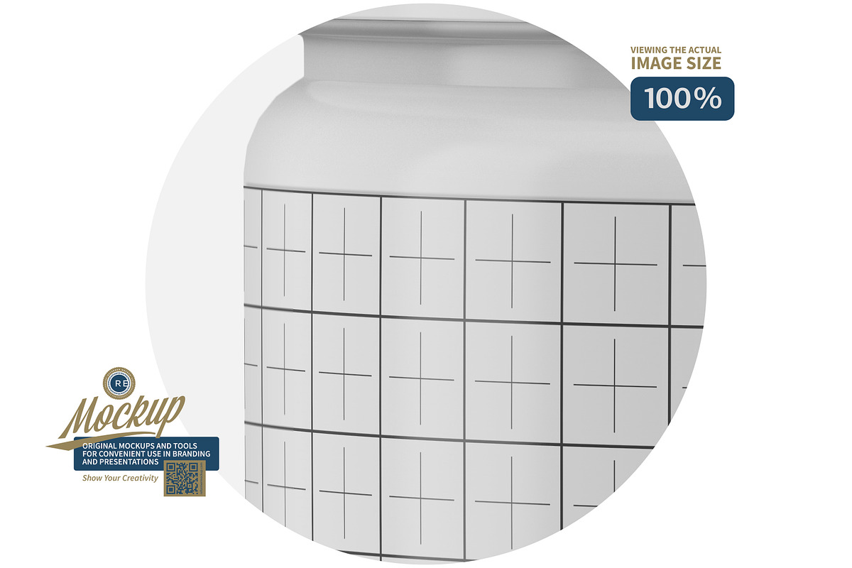 300ml Glossy Plastic Jar Mockup, a Packaging Mockup by Reformer Mockup (Photo 4 of 6)