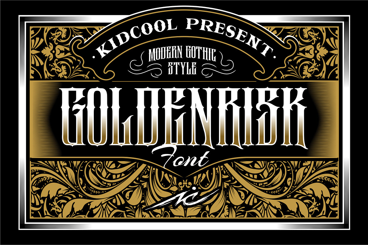 GOLDENRISK FONT