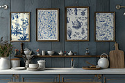 Toile de Jouy Patterns Bundle, a Pattern Graphic by Olya Creative (Thumbnail 14 of 41)