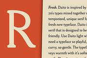 Daito, a Serif Font by insigne (Thumbnail 4 of 5)