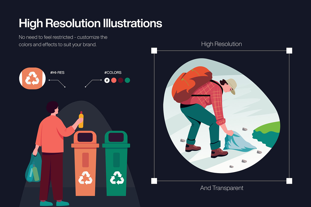 Environment Illustration Art Set, an Emoji Icon by Brickclay (Photo 3 of 9)