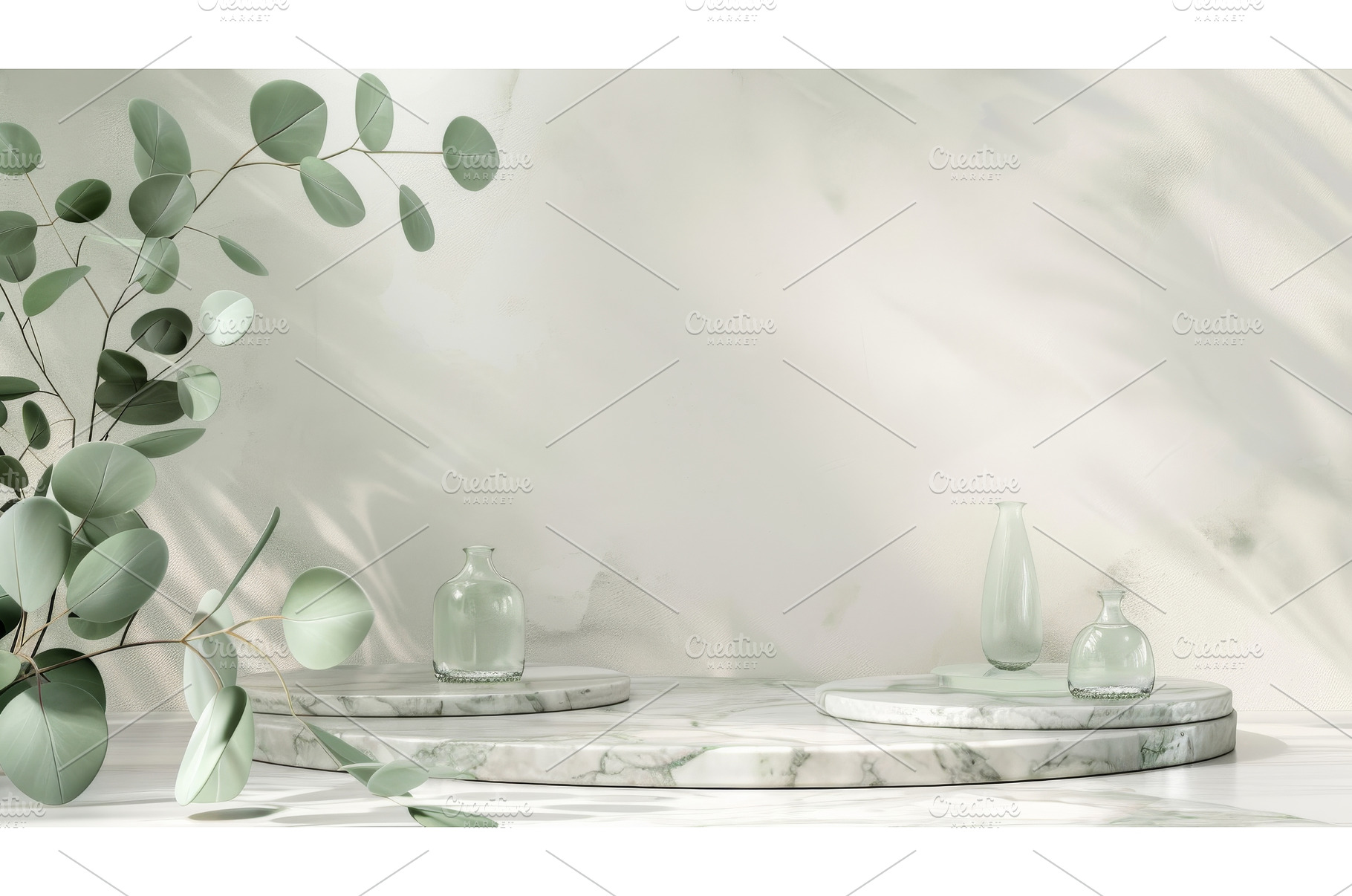 Minimalist pastel scene with marble, a Nature Photo by ZinetroN