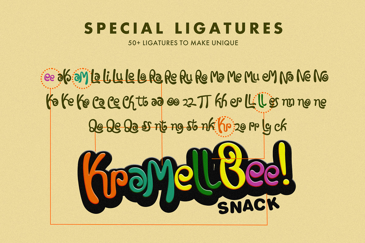 Swaylea | Layered Font + Dingbats preview 3