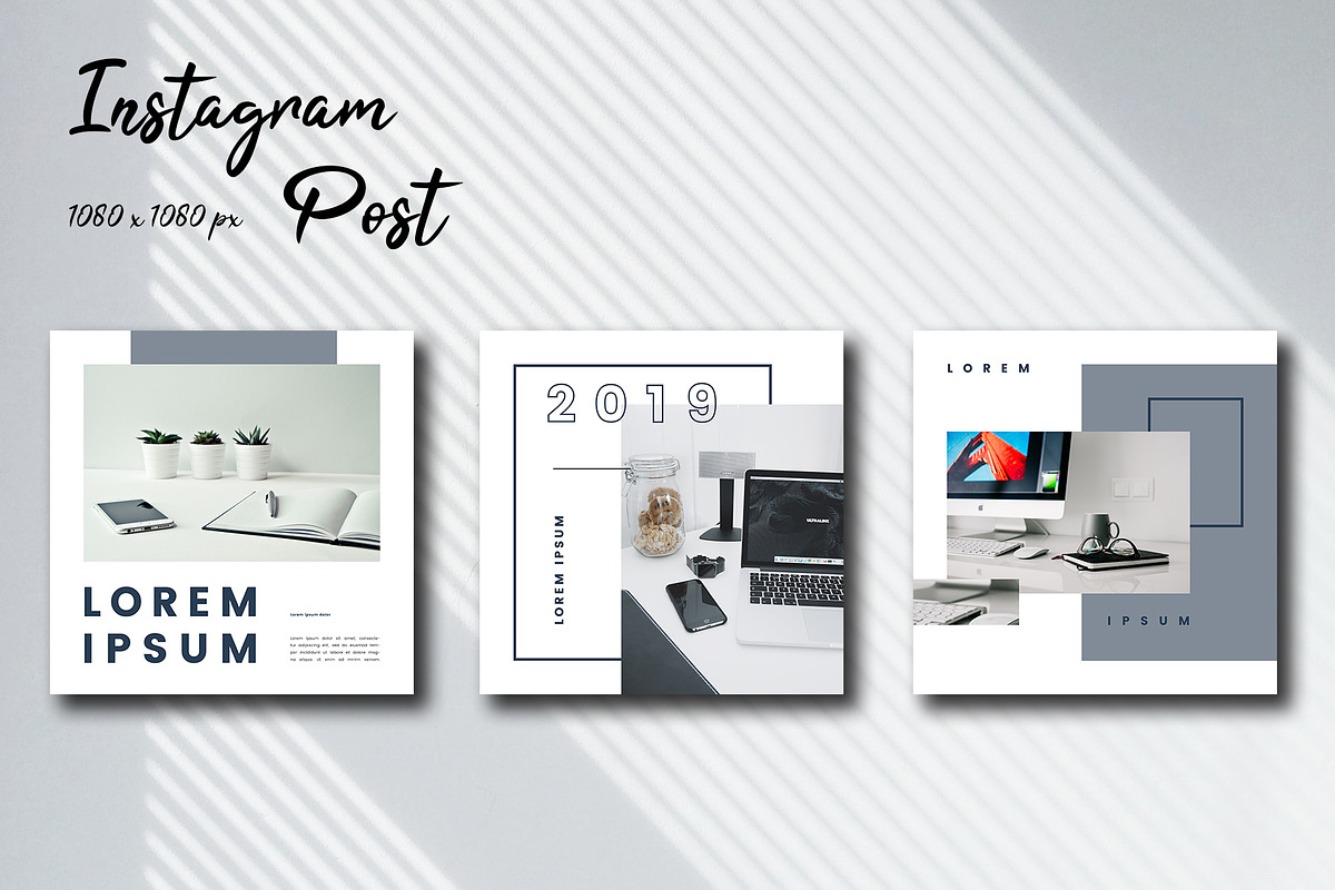 Desk Space Social Media Template, a Social Media Template by Meknya (Photo 2 of 9)