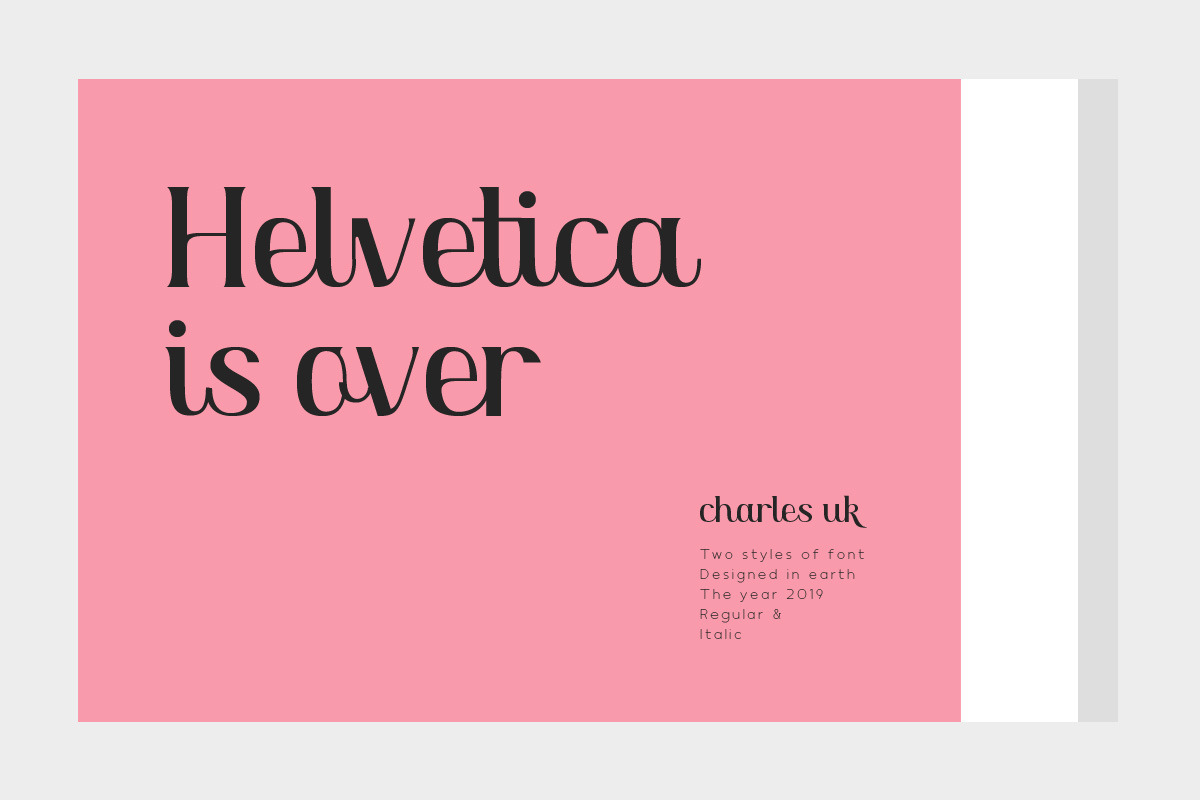 Charles UK Font preview 4