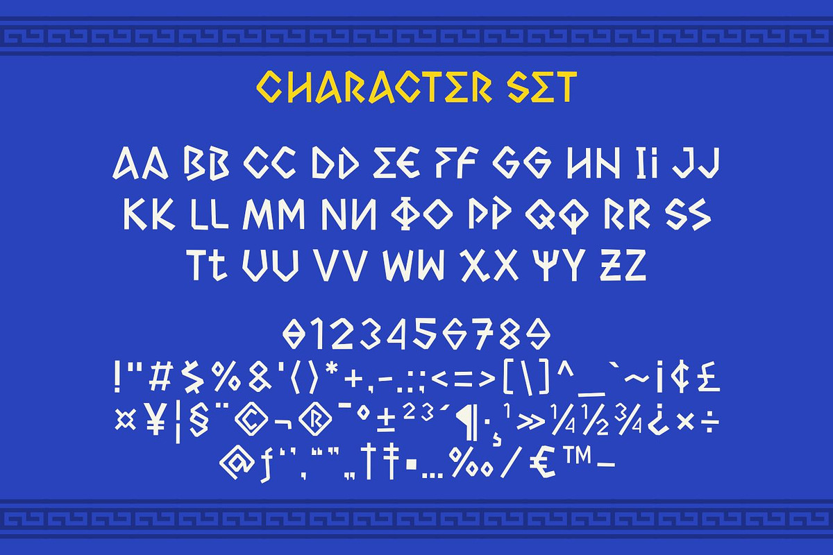 GROMANS – Modern Greek Display Font, a Font by TypeTasty Font (Photo 2 of 9)