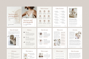 Services & Pricing Guide Template