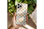 Earthy Boho Checkered Grid Pattern, a Pattern Graphic by OwlAndFern (Thumbnail 11 of 13)