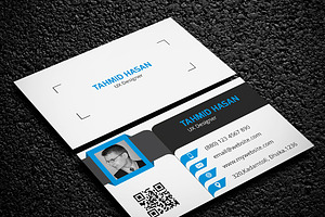 Corporate Resume With Business Card