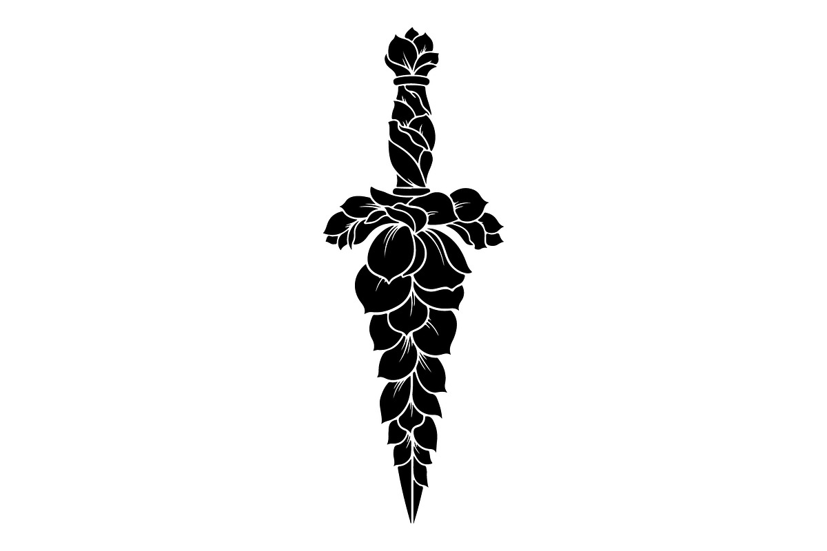Ornamental Dagger Silhouette Bundle, an Object Illustration by Gaye Art (Photo 31 of 31)