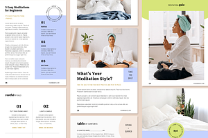 Wellness Workbook Bundle For Canva