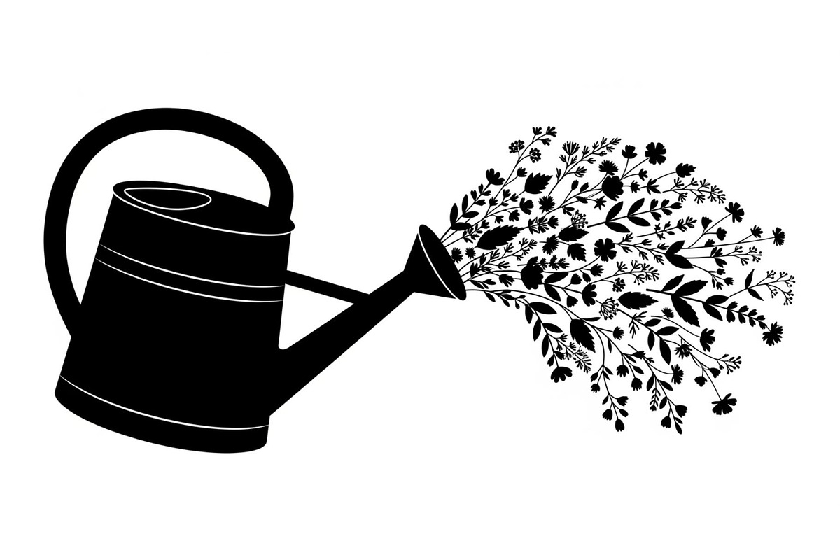 Floral Watering Can Design Bundle, an Illustration by Gaye Art (Photo 26 of 31)