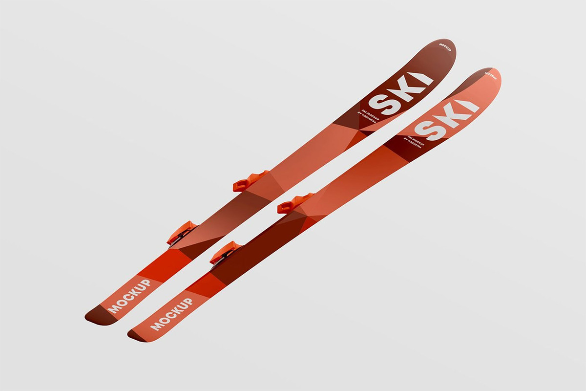 Skis Mockup, a Product Mockup by Se٧enStudio (Photo 10 of 12)