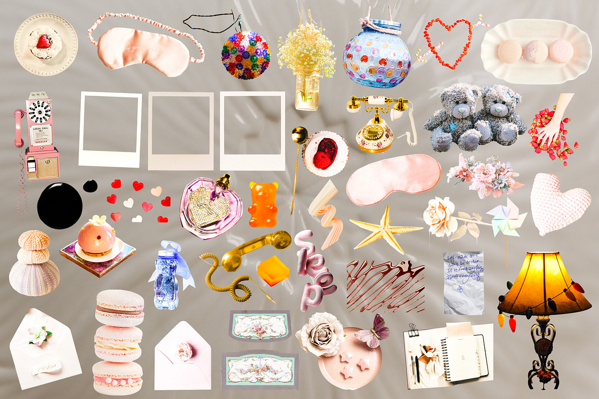 Romantic Whimsy Elements Collection, an Object Graphic by Anzhelika (Photo 6 of 13)