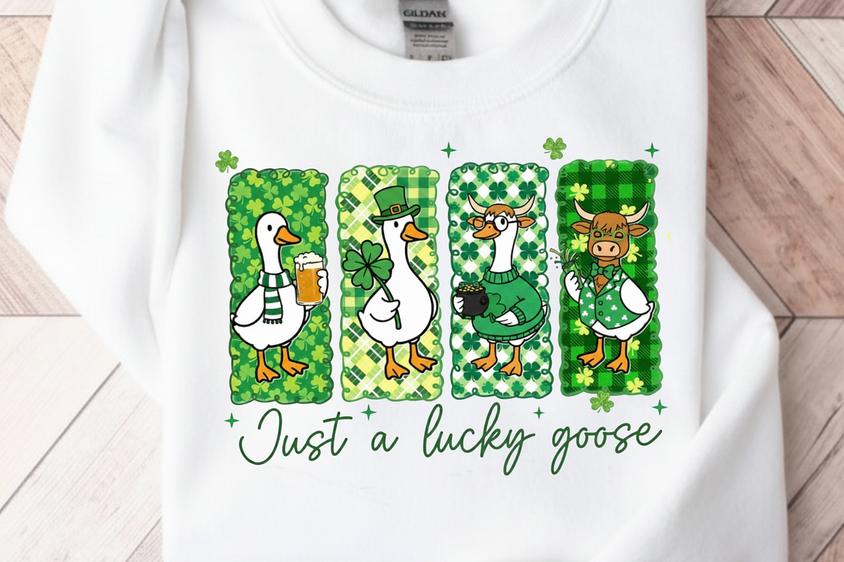 St Patricks Day Funny Goose PNG, a Graphic by Vector Portal (Photo 9 of 9)