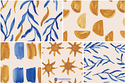 Beach House Watercolor Patterns, a Pattern Graphic by Youandigraphics (Thumbnail 11 of 19)