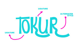 Tokutei Display Font