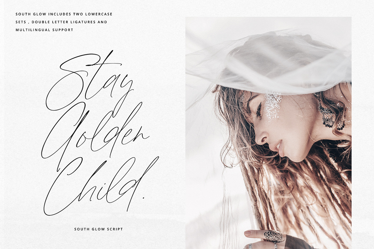 South Glow | Casual Chic Calligraphy, a Script Font by Pink Coffie (Photo 13 of 16)