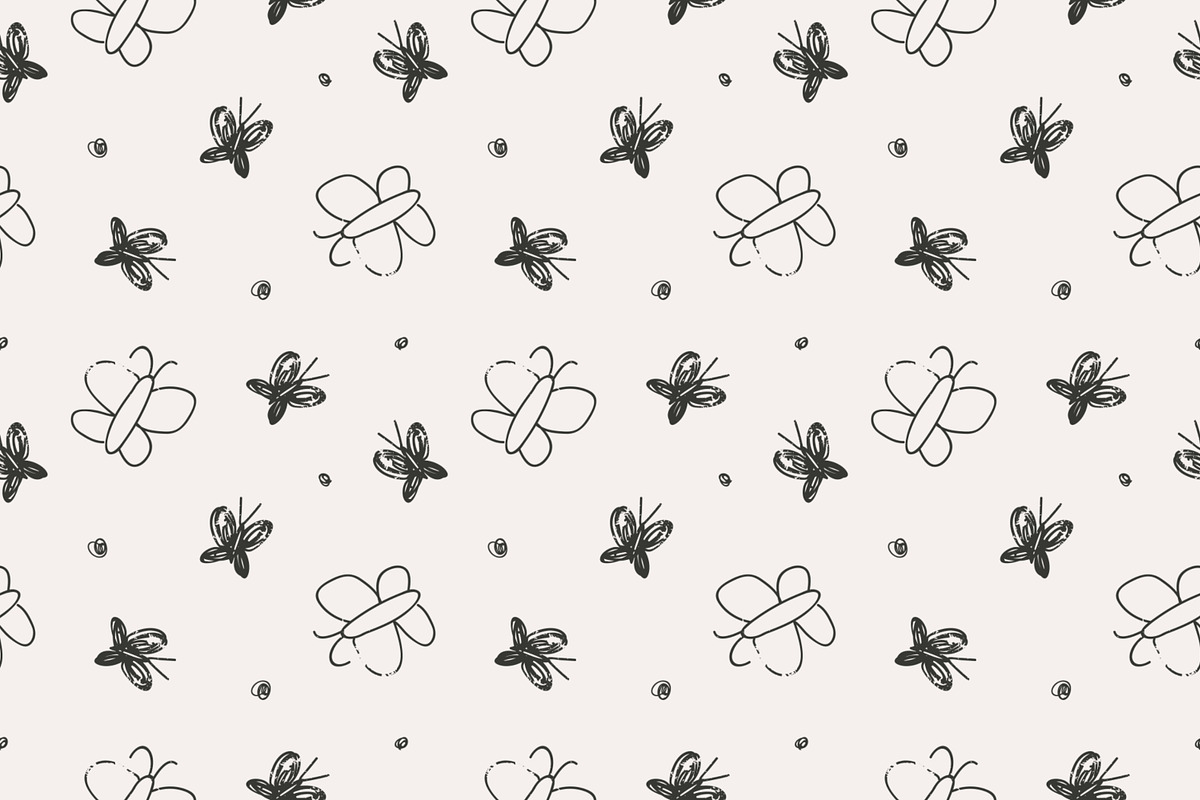 Kids doodle drawings seamess pattern, a Pattern Graphic by Good Studio (Photo 5 of 11)