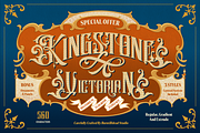 Kingstone, a Serif Font by Burntilldead (Thumbnail 1 of 12)