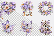 Spring Flowers Sublimation Clipart, an Illustration by SVGArt (Thumbnail 2 of 9)