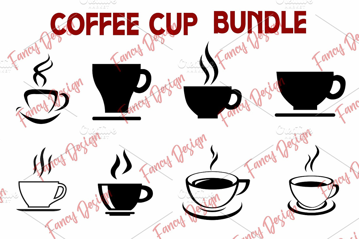Coffee Tea Cup Mug Tumbler SVG, an Illustration by FancyDesignStudio (Photo 2 of 4)