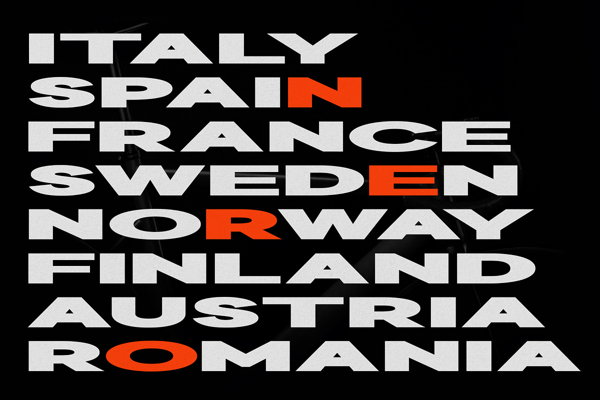 Nero - Ultra Wide Display, a Sans Serif Font by HipFonts (Photo 6 of 7)