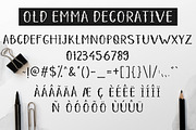 Old Emma Script, a Script Font by BlueRobinDesignShop (Thumbnail 6 of 7)