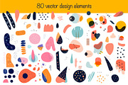 80 abstract shapes design bundle, an Object Graphic by Doodle emporium (Thumbnail 3 of 4)