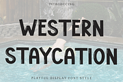 Western STaycation, a Serif Font by InermediaSTUDIO (Thumbnail 1 of 8)