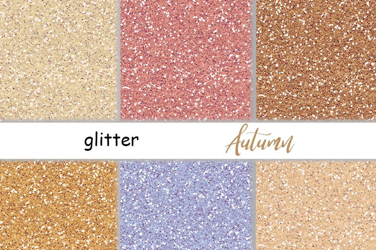 Autumn Glitter, a Pattern Graphic by GlamArtZhanna