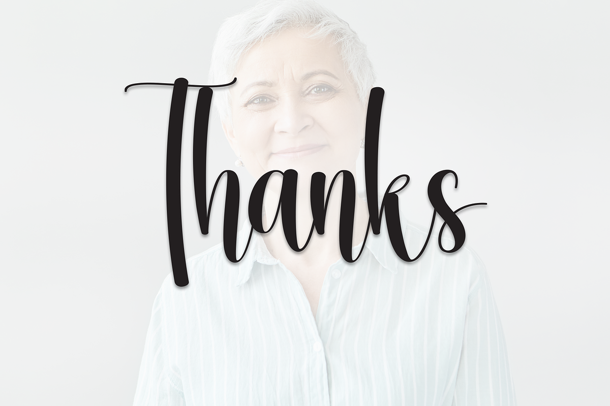 Grandma | Script Font, a Handwritten Font by Scratchones (Photo 9 of 9)