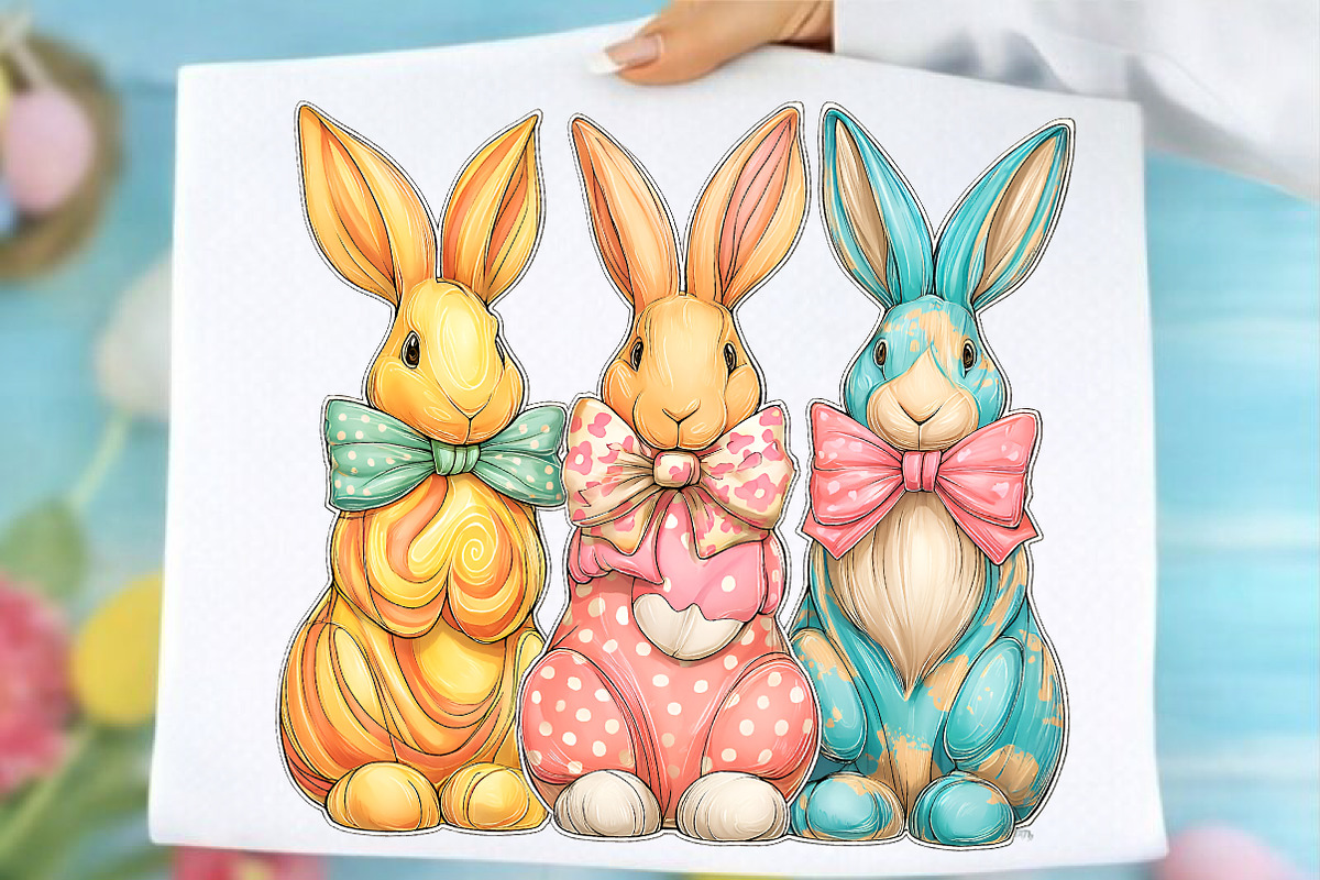 Bunny Coquette Bow PNG, Brushstroke, an Illustration by SinaCreation (Photo 1 of 7)