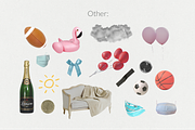 250+ Elements - Collage Creator Pack, an Object Graphic by Digi Life (Thumbnail 29 of 32)