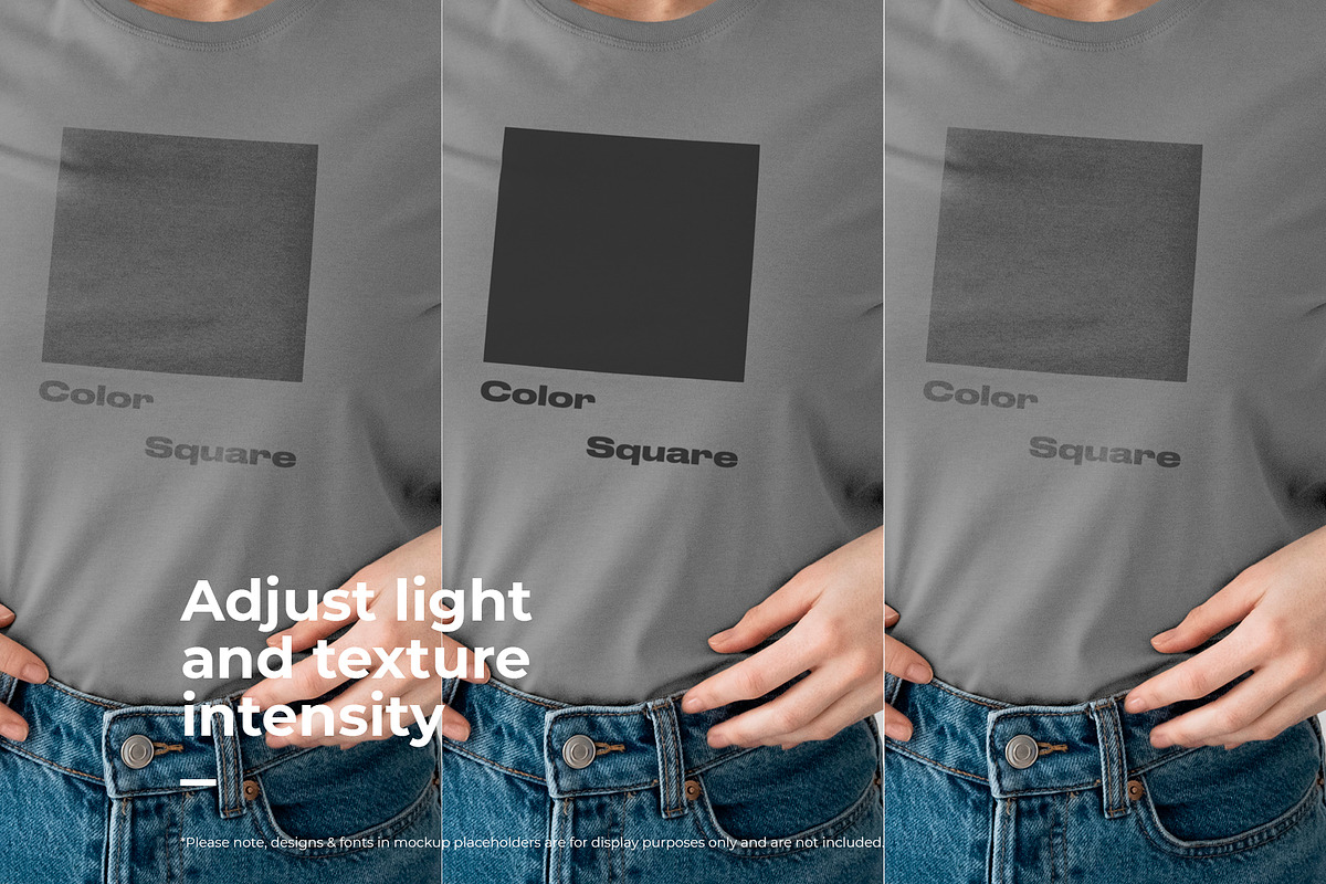 Woman T-Shirt Mockup Bundle, a Shirt Mockup by Moixo studio (Photo 3 of 10)