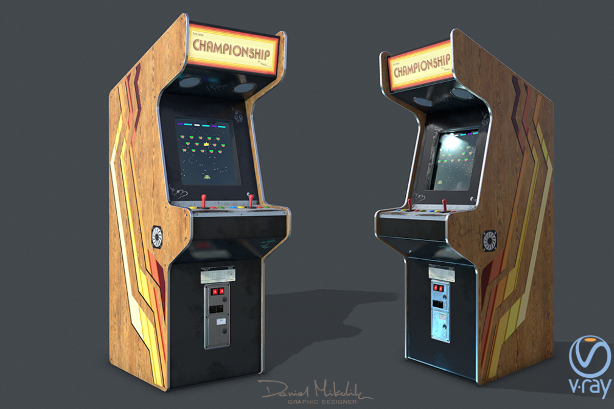 Game Machine PBR, an Object 3D Model by Daniel Mikulik (Photo 1 of 10)