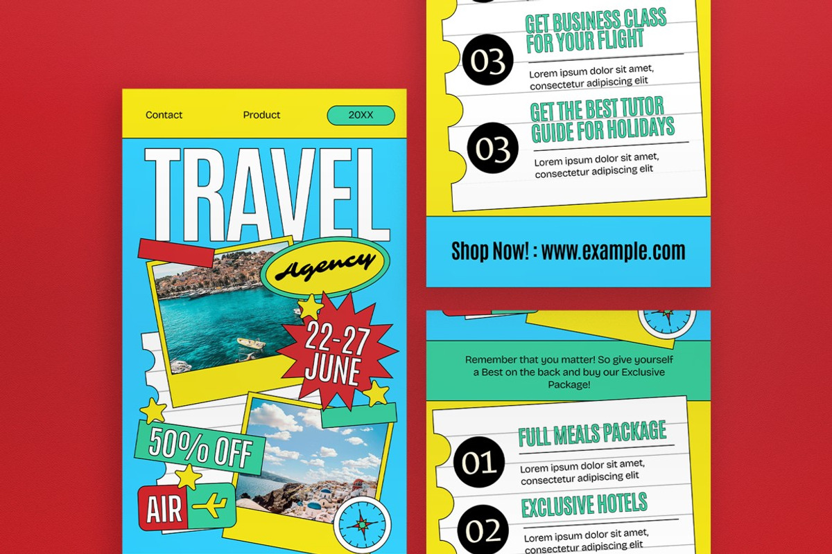 Travel Agency Newsletter preview 2