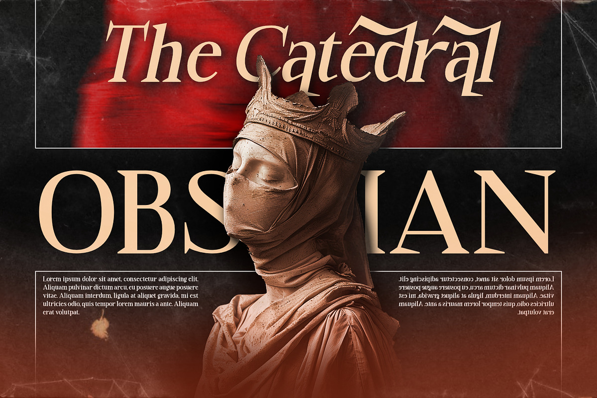 Bonemerch - Modern Gothic Serif Font, a Serif Font by Rishsketch (Photo 2 of 13)