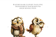 25 Owl Clipart PNGs, an Animal Illustration by Pati Charm Studio (Thumbnail 4 of 8)