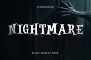 NIGHTMARE - Halloween Font, a Handwritten Font by Mozatype (Thumbnail 1 of 10)